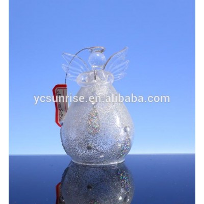 elegant glass angel crystal craft for decoration